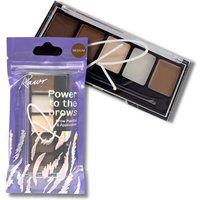 Rawr Beauty Brow Palette & Applicator - Medium in Dark Brown