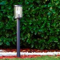 CGC Lighting 'Cora' Dark Grey Diagonal Pattern Tall Post Light