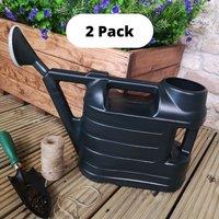 Samuel Alexander 2 Pack of 6.5L Ward Garden Watering Can With Rose in Green