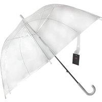 MANTRARAJ Clear Large Dome See Through Umbrella Lightweight & Strong PVC Construction Walking Brolly