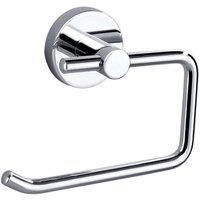 Nes Home Round Toilet Roll Holder in Silver