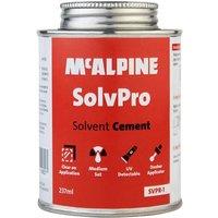 McAlpine SolvPro Solvent Cement (237 ml) + Nebo Slim Mini UV Torch in Red