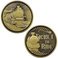 Ticket to Ride Limited Edition Collectible Train Coin in Metallics