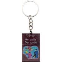 Beetlejuice Handbook of the Recently Deceased Keyring in Brown