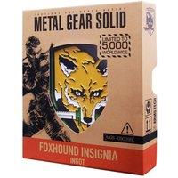 Metal Gear Solid FOXHOUND Insignia Limited Edition Ingot