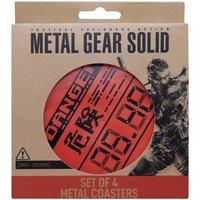 Metal Gear Solid Set of 4 Limited Edition Metal Coasters
