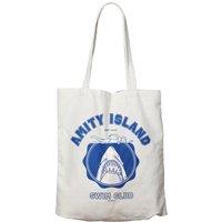 Jaws Amity Island Tote Bag in White