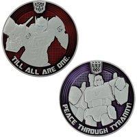 Transformers G1 Limited Edition Numbered Metal Good vs Bad Flip Coin