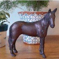 Inspirational Gifting Miniature Horse Sculpture Ornament Figurine in Bronze