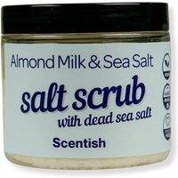 Scentish Almond Milk & Sea Salt Dead Sea Salt Body Scrub in Natural