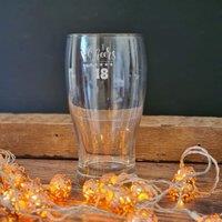 Afewhometruths 18th birthday gift engraved pint glass in Clear | Size: 500ml
