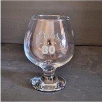 Afewhometruths 30th Birthday Gift Brandy Snifter Glass in Clear | Size: 300ml