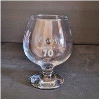Afewhometruths 70th Birthday Gift Brandy Snifter Glass in Clear | Size: 300ml