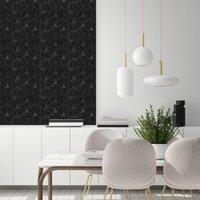 Novecrafto 3D Modern Diamond Design Wall Panels Interior Cladding Panels 50cm x 50cm (6 Sheets) in Black | Size: 50 cm x 50 cm