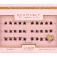 House of Amor Mixed Length Clusters - Spotlight - Natural C Curl in Black