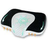 DMD Collective Cervical Memory Foam Pillow for Side, Back & Stomach Sleepers in White