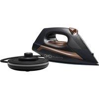DMD Collective Cordless Steam Iron with Ceramic Non-stick Soleplate 420ml Tank in Black