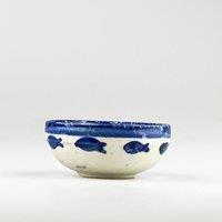 Selbrae House Ceramic Dip Bowl - Fish in Blue