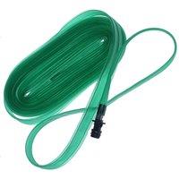 MANTRARAJ 7.5M Heavy Duty Garden Soaker Hose Pipe Flat Sprinkler Drip Irrigation in Green