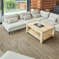 Novecrafto Self Adhesive Floor Planks Pack of 7 Peel & Stick Vinyl Flooring (91.4x15.2cm) in Brown | Size: 91.4x15.2 cm