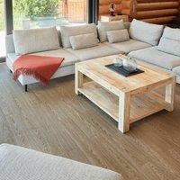 Novecrafto Self Adhesive Floor Planks Pack of 7 Peel & Stick Vinyl Flooring (91.4x15.2cm) in Light Beige | Size: 91.4x15.2 cm