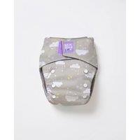 Bambino Mio Reusable Cloth Nappy Single - Fit From Newborn, Save Hundreds in Grey