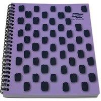Europa Splash A5 Notepad Wirebound 160 Pages 80gsm F S C Paper Punched Purple