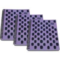 Europa Splash A5 Notepad Wirebound 160 Pages 80gsm F S C Paper Punched Purple - 3