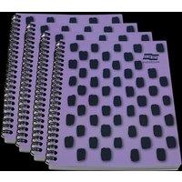 Europa Splash A5 Notepad Wirebound 160 Pages 80gsm F S C Paper Punched Purple - 4