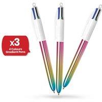 Bic 4 Colour Gradient - Pack of 3