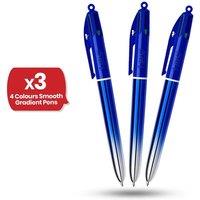 Bic 4 Colour Smooth Gradient - Pack of 3