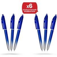 Bic 4 Colour Smooth Gradient - Pack of 6