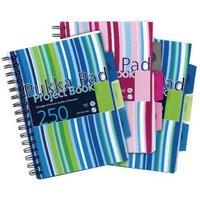 Pukka A5 Project Book 250 Pages - Lined - Pack of 3