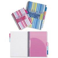 Pukka A5 Project Book 250 Pages - Lined - Pack of 9
