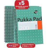 Pukka Pad A5 Metallic Squared - Pack of 5