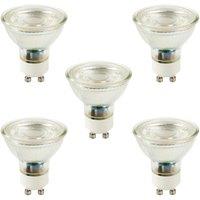 BHS Lighting 5 Pack of 5W Warm White GU10 LED Light Bulbs