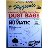 Numatic Microfibre Dust Bags (Pack of 10)