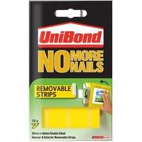 UniBond No More Nails Frame Hangers (Pack Of 10) in Yellow
