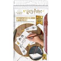 Harry Potter Interdepartmental Memo Note Block & Pen Set in White