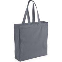 Westford Mill Classic Canvas Shopper in Mid Grey
