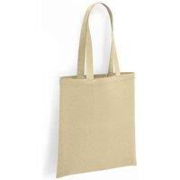 Brand Lab Cotton Long Handle Shopper Bag in Natural