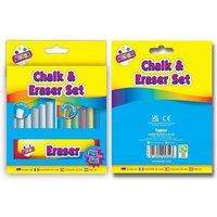 ArtBox Chalk & Eraser Set (Pack of 25)