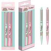 Pusheen Botanical Pen Set Pack of 2 in Pink