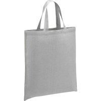 Brand Lab Cotton Short Handle Shopper Bag in Silver