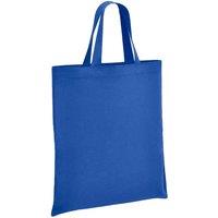 Brand Lab Cotton Short Handle Shopper Bag in Blue