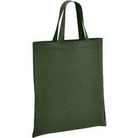 Brand Lab Cotton Short Handle Shopper Bag in Green
