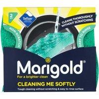 Marigold Cleaning Me Softly Scouring Pads Pack of 2 in Green