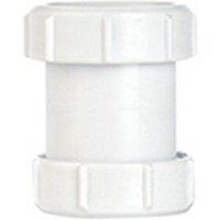 Make Compression Straight Coupler in White