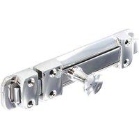 Securit Chrome Door Bolt in Silver