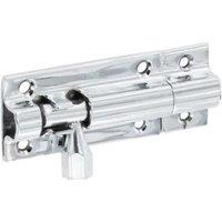 Securit Chrome Door Bolt in Silver